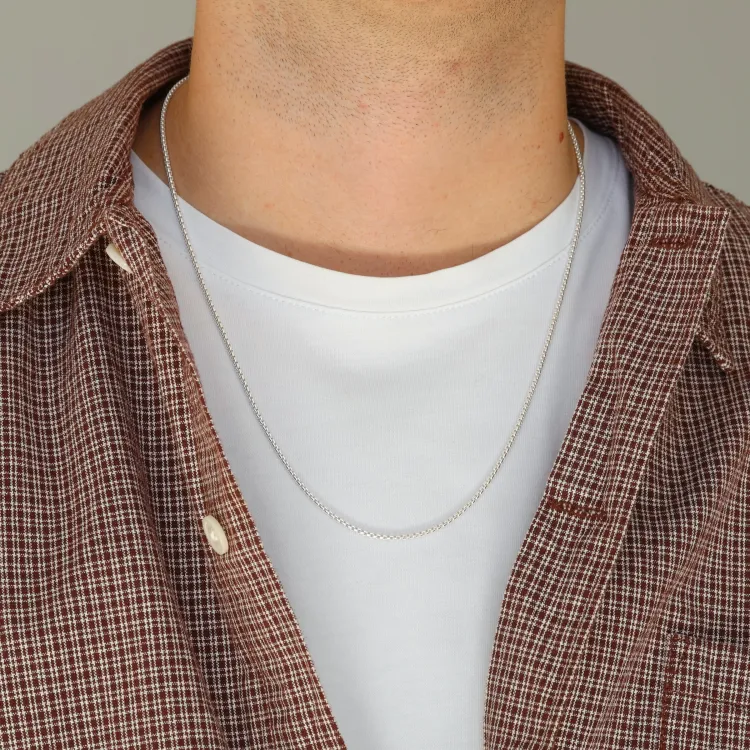 BNH venetiaanse ketting rund in zilver 55 cm x 2,0 mm