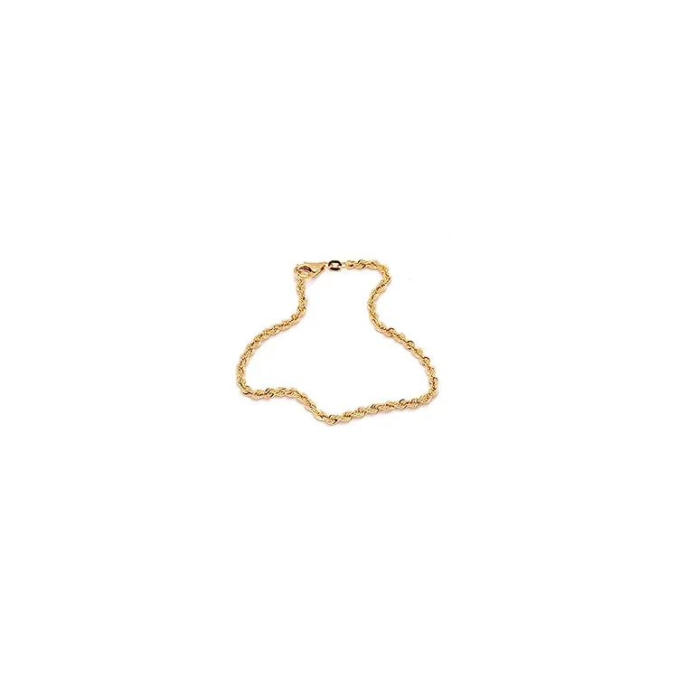 BNH cordel armband in 14 karaat goud 17 cm x 2,7 mm
