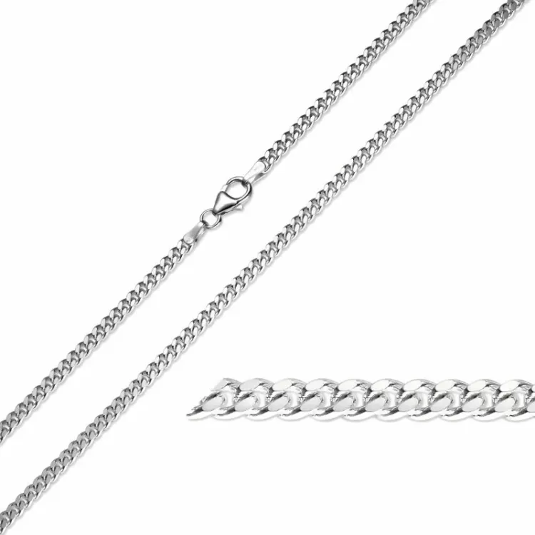 BNH pantserketting in zilver 70 cm x 2,7 mm
