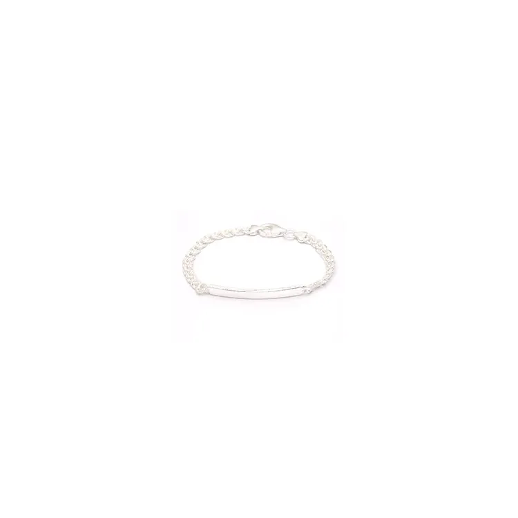 BNH Bismarck armband in zilver 14 cm x 3,5 mm