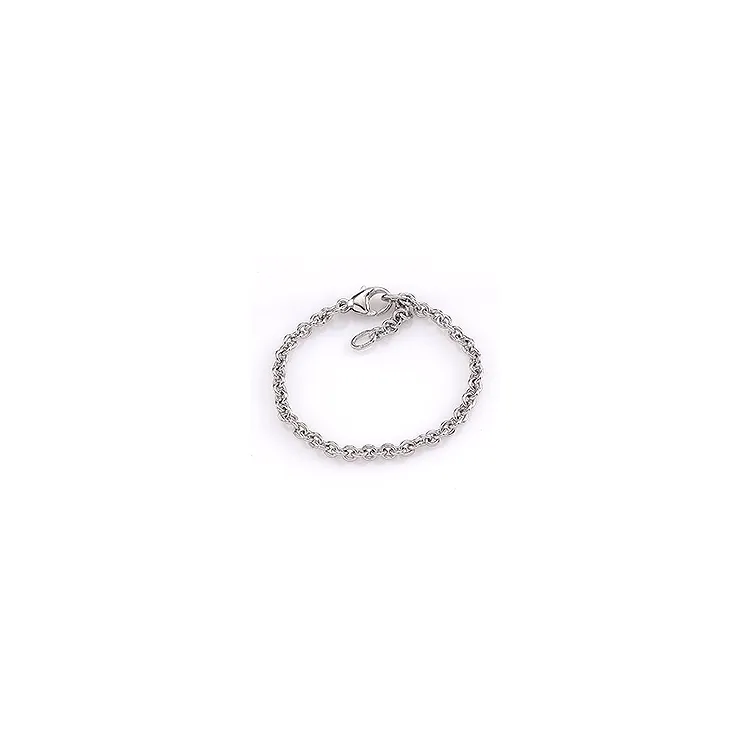 BNH enkelbandje in 14 karaat witgoud 24-26 cm x 3,1 mm