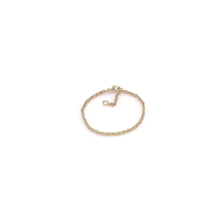 BNH enkelbandje in 14 karaat goud 24-26 cm x 1,8 mm