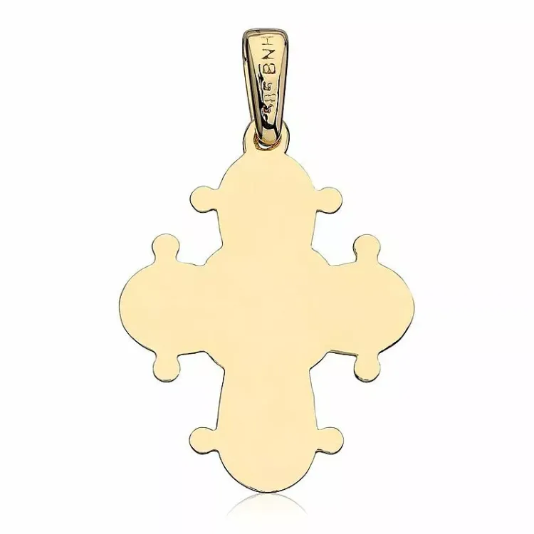 17 x 20 mm dagmarkruis in 14 karaat goud - Amoré