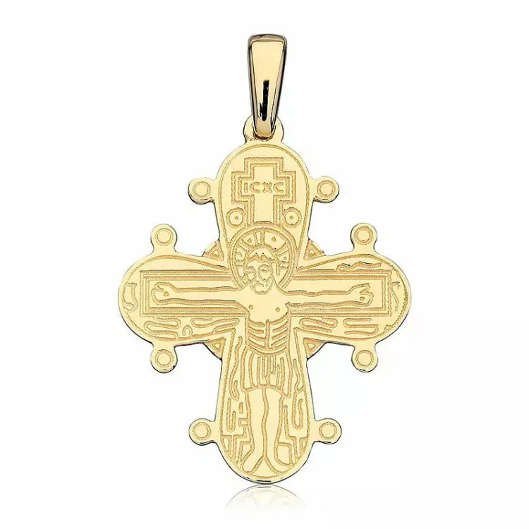 21 x 25 mm dagmarkruis in 8 karaat goud - Amoré