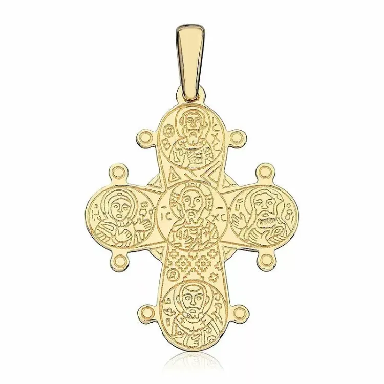 21 x 25 mm dagmarkruis in 8 karaat goud - Amoré