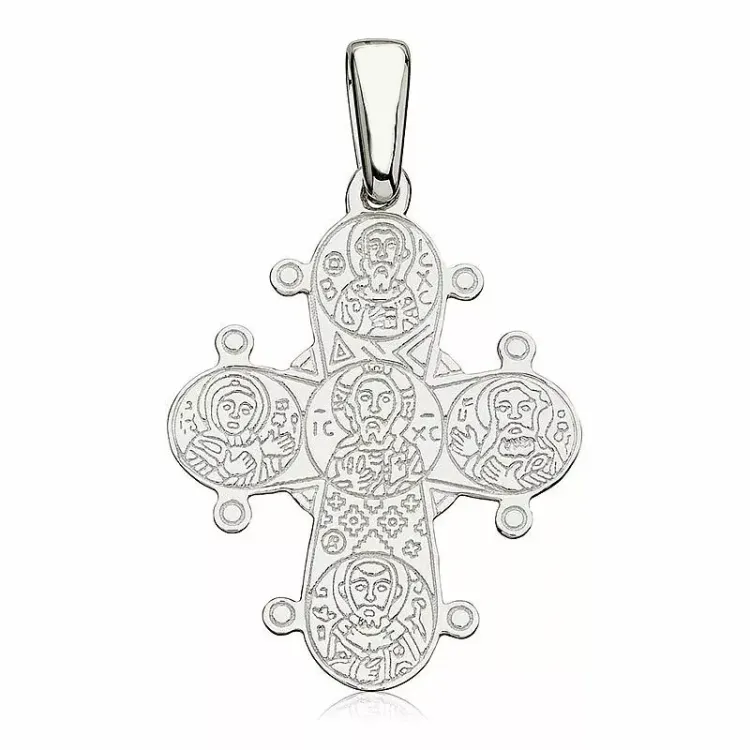 17 x 20 mm dagmarkruis in zilver - Amoré