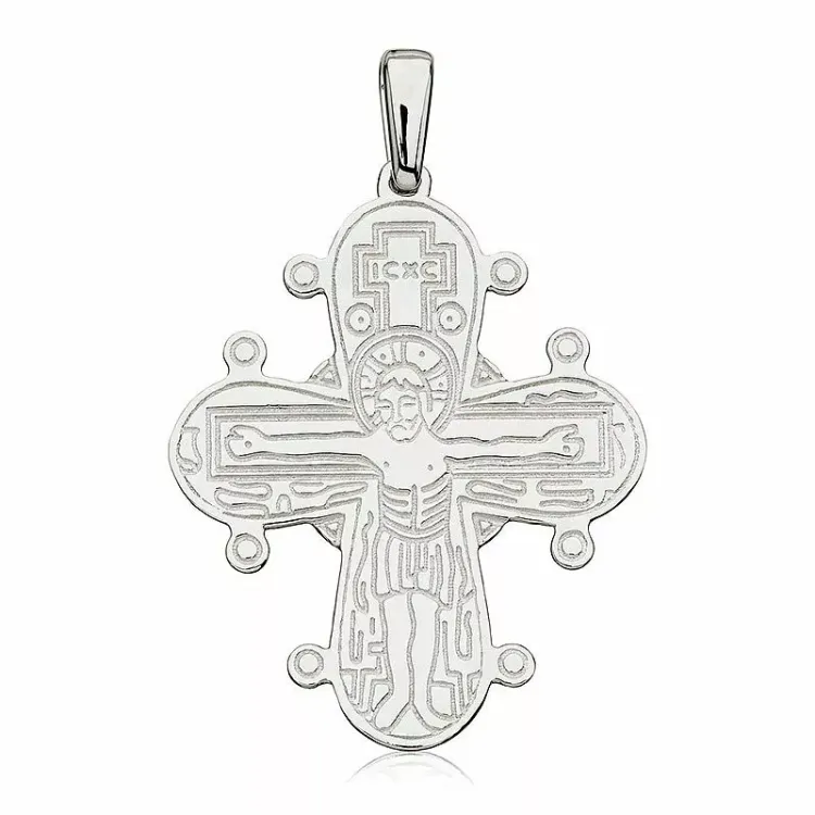 25 x 30 mm dagmarkruis in zilver - Amoré