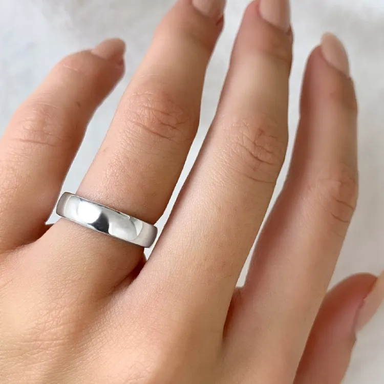 ring in zilver