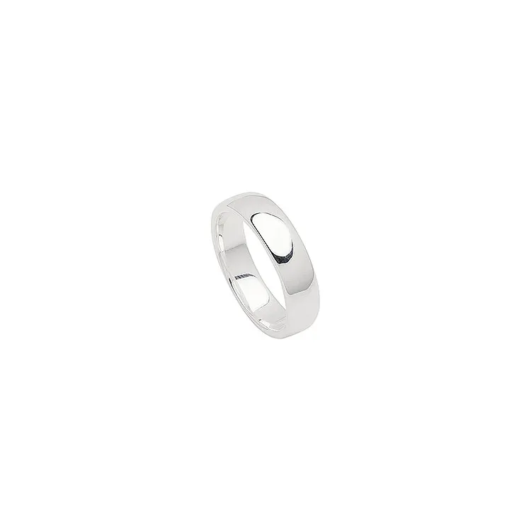 breed zilver ring in zilver
