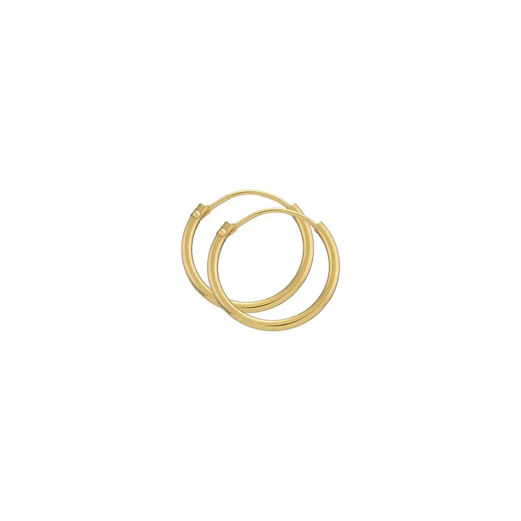 15 mm BNH creool in 8 karaat goud