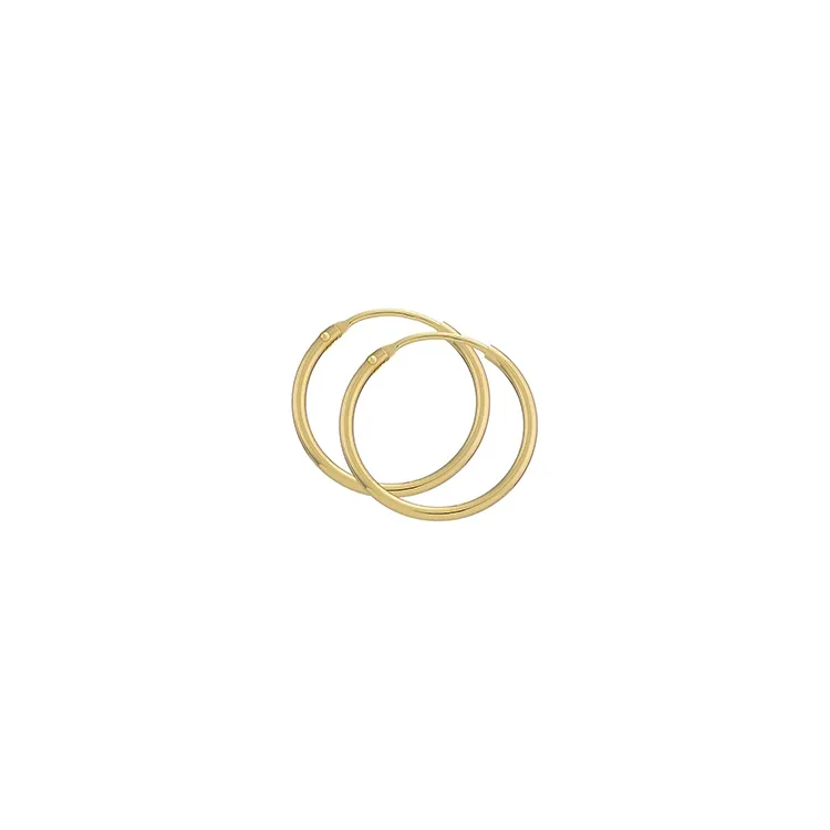 20 mm BNH creool in 8 karaat goud