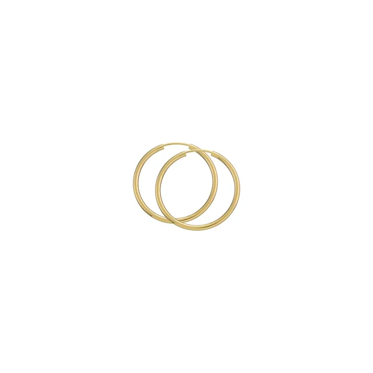 30 mm BNH creooloorbellen in 8 karaat goud