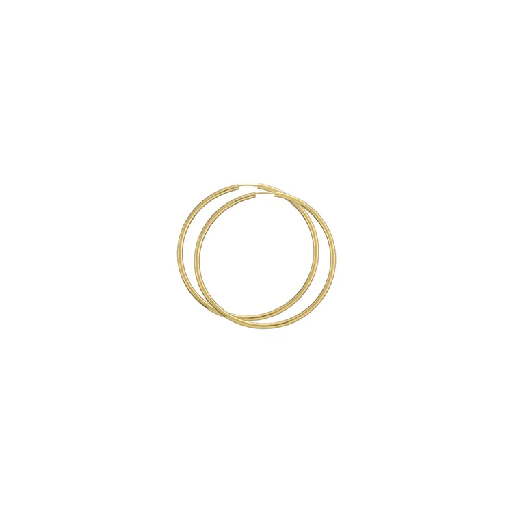 60 mm BNH creooloorbellen in 8 karaat goud