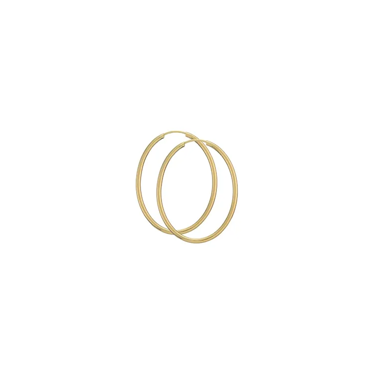 40 mm BNH creool in 8 karaat goud