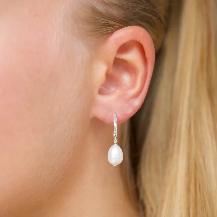 parel halfcreool in zilver