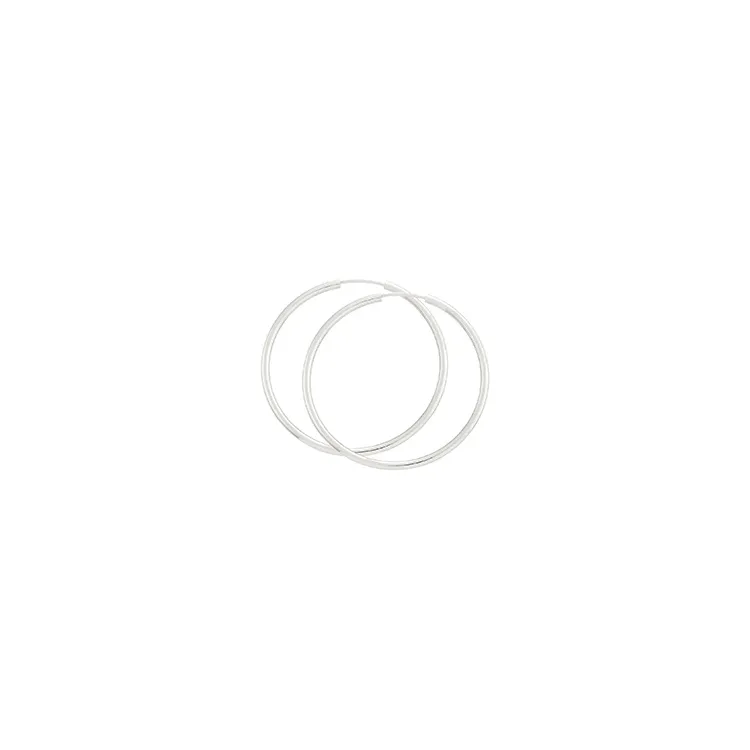 40 mm BNH zilver creool in zilver