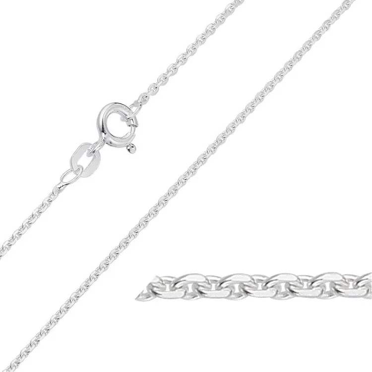 BNH Anker facet ketting in zilver 36 cm x 1,3 mm