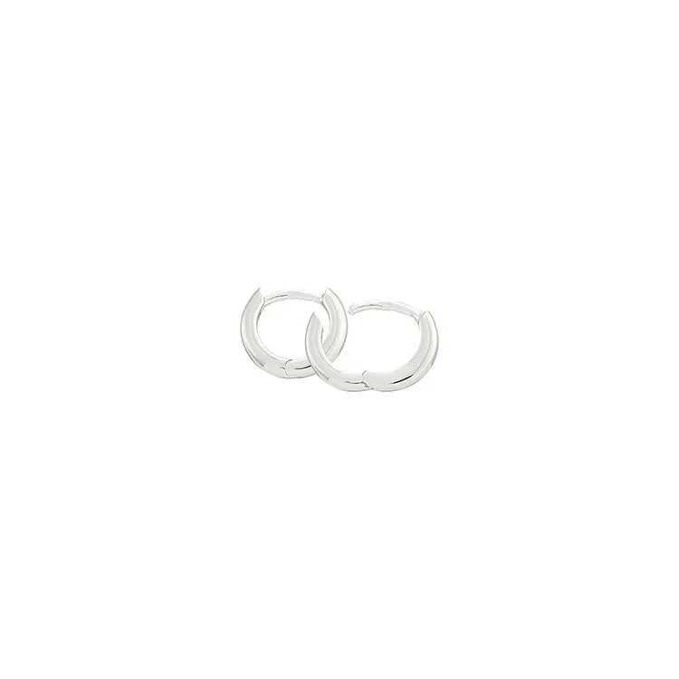 10,5 mm BNH creool in zilver