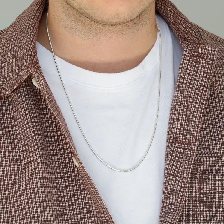 BNH slangenketting in zilver 60 cm x 1,9 mm