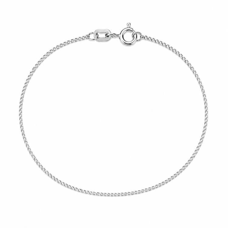 BNH pantserarmband in zilver 21 cm x 1,3 mm