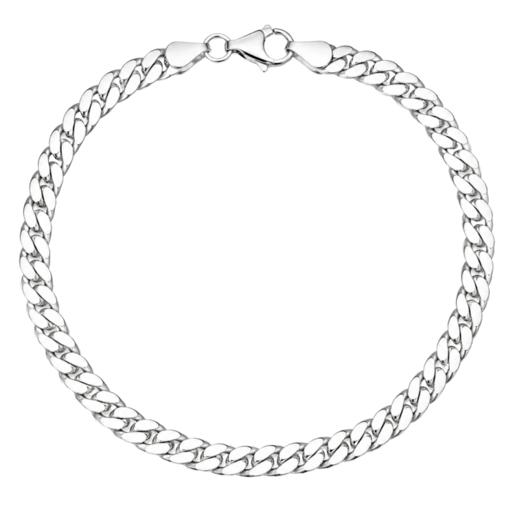BNH pantserarmband in zilver 17 cm x 5,4 mm