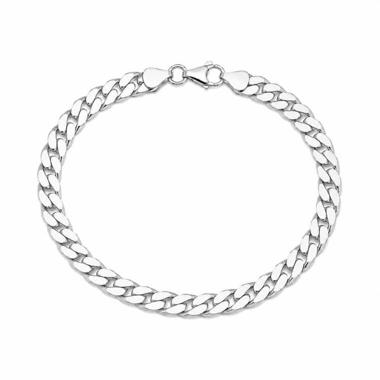 BNH pantserarmband in zilver 17 cm x 6,0 mm