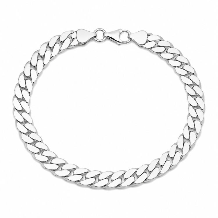 BNH pantserarmband in zilver 17 cm x 6,6 mm