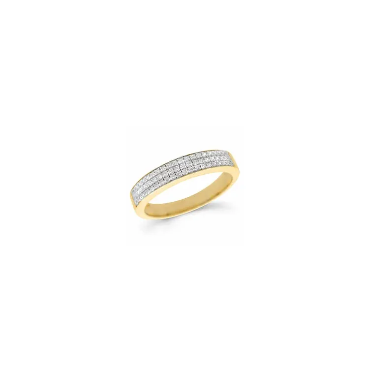 diamant gouden ring in 14 karaat goud 0,18 ct