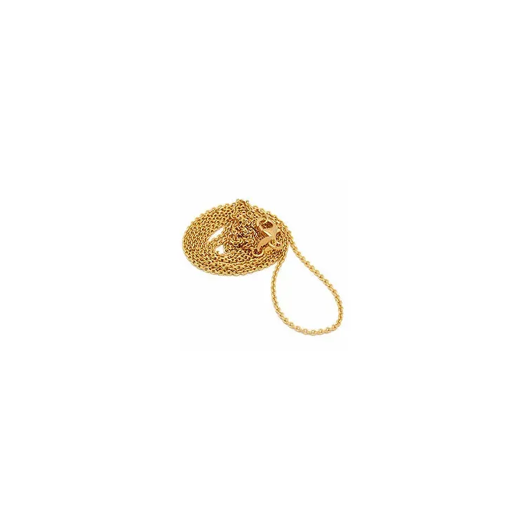 ankerketting in verguld sterlingzilver 45 cm x 1,4 mm