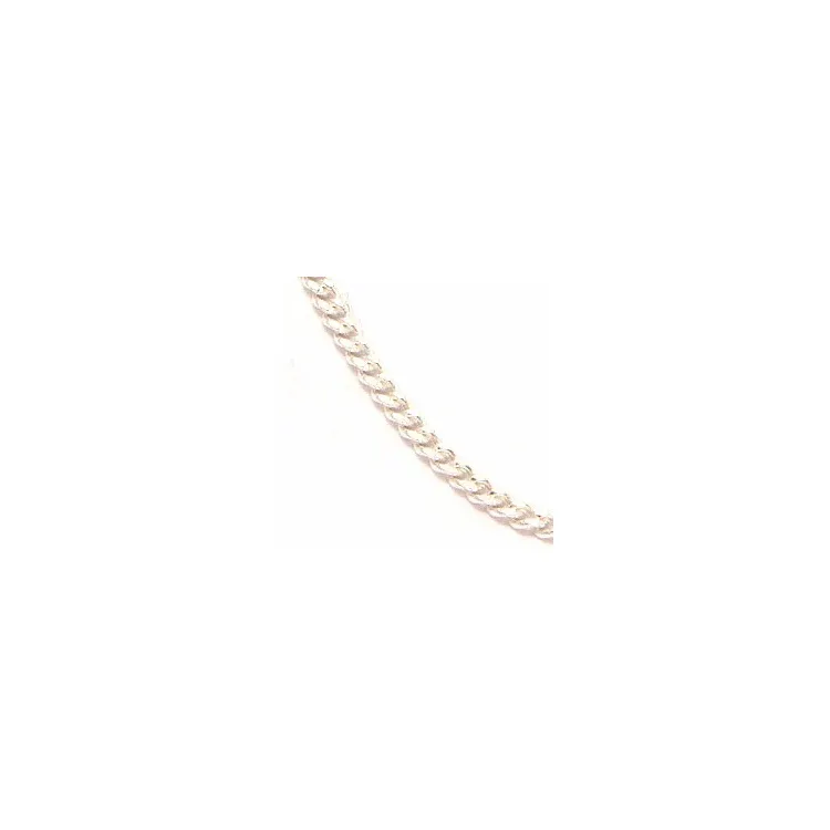 Lange pantserketting in zilver 70 cm x 1,2 mm