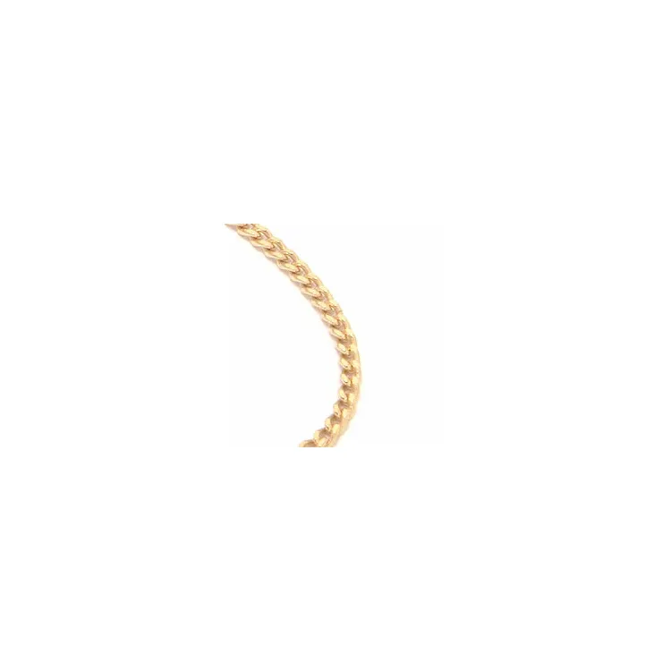 pantserketting in verguld sterlingzilver 50 cm x 1,2 mm