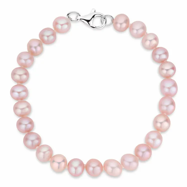 18 CM parel armband met zoetwaterparel.