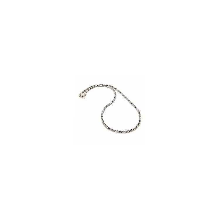 Ketting in geoxideerd sterlingzilver 45 cm x 2,03 mm