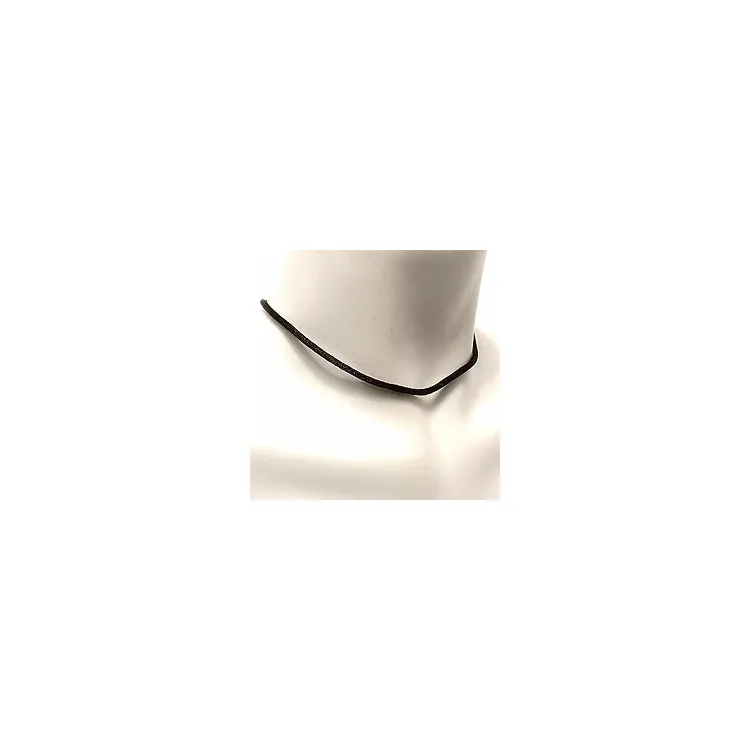 zwart katoenen koord in zilver 45 cm x 