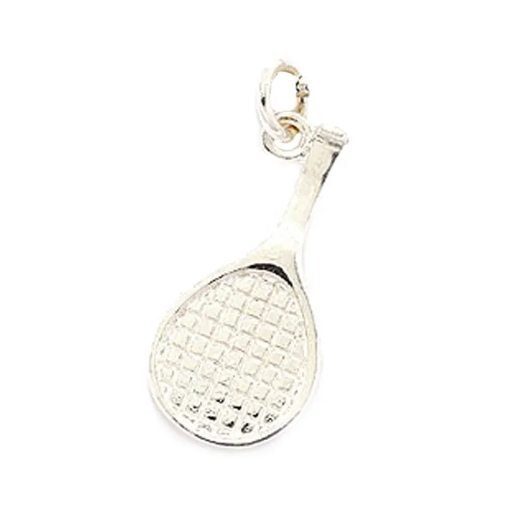 Racket hanger in zilver