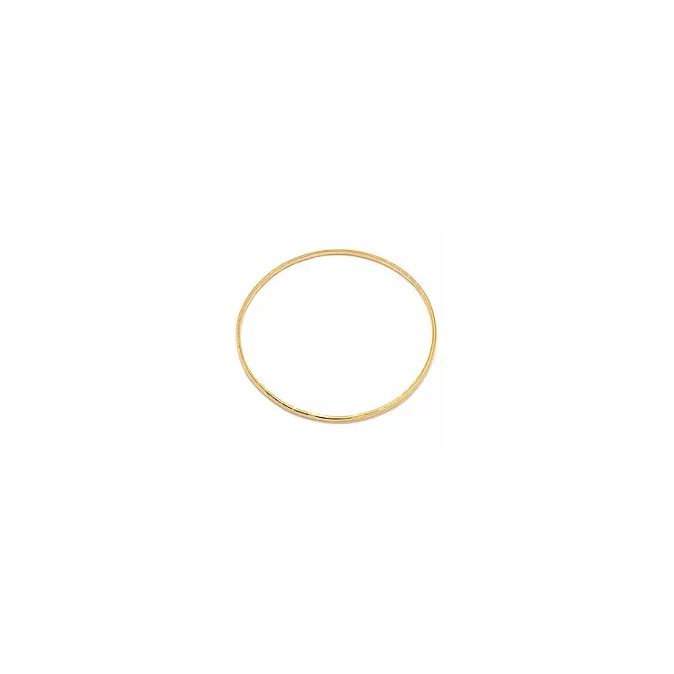 armband in verguld sterlingzilver 65 mm x 65 mm x 2,0 mm