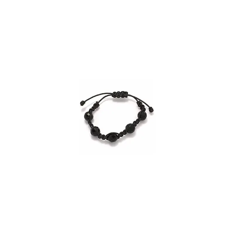 Zwart armband in leren