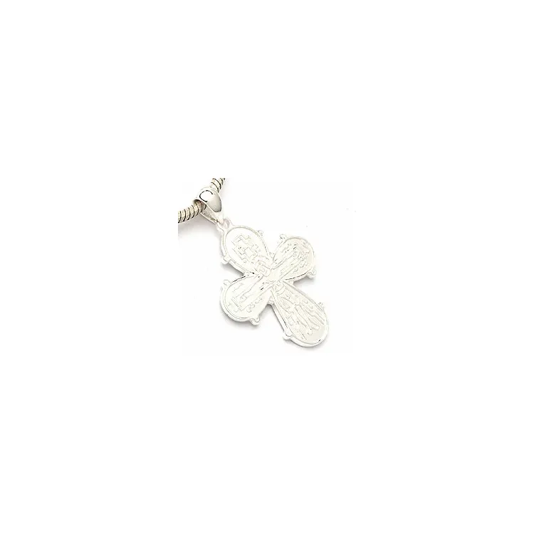 15 x 25 mm dagmarkruis in zilver