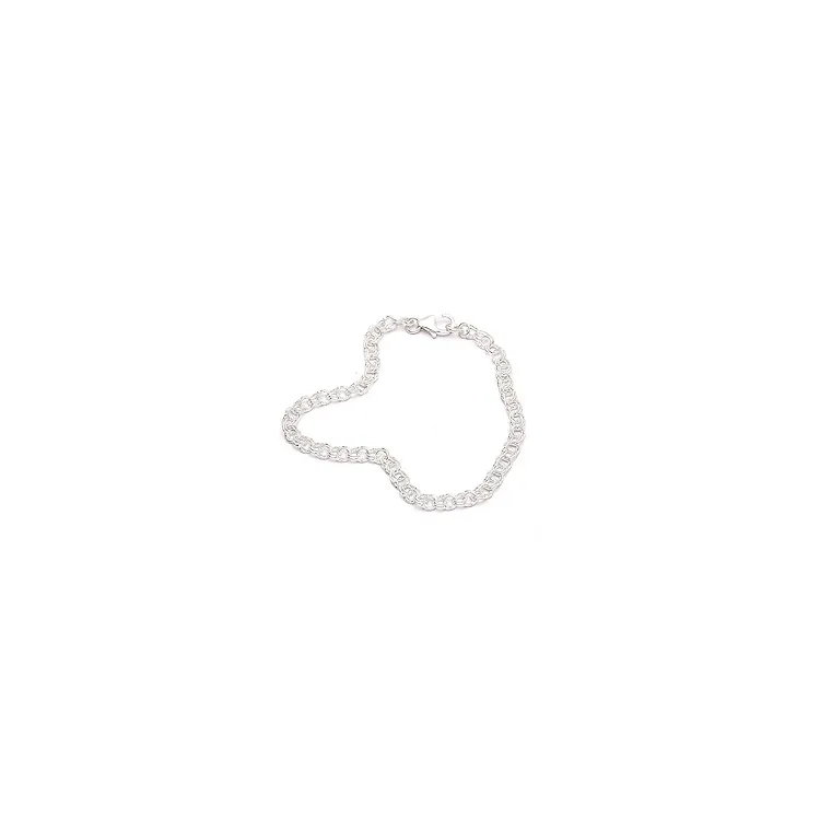 Echt armband in zilver x 3,8 mm