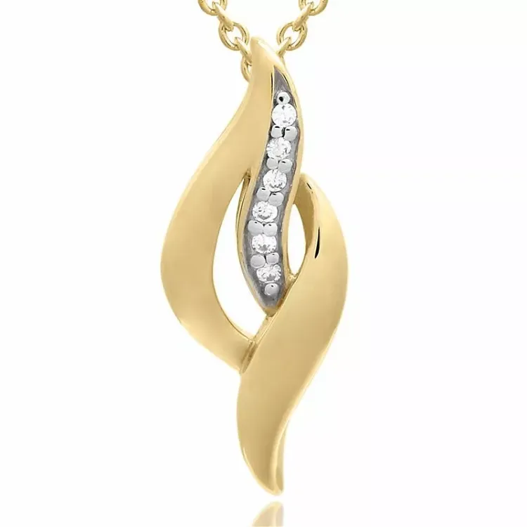 ketting in verguld sterlingzilver
