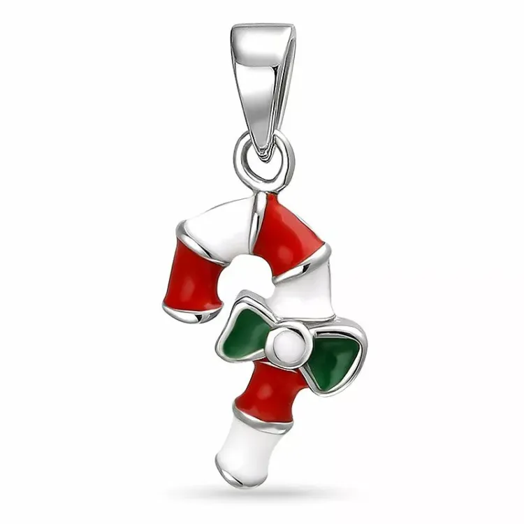 kerststokje hanger in zilver - Little Ones