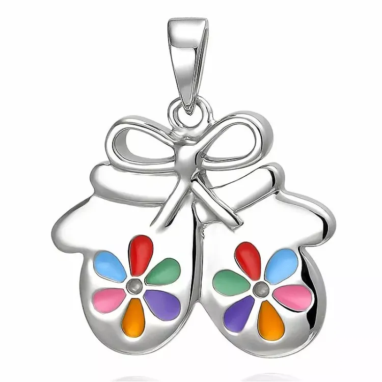 handschoen hanger in zilver