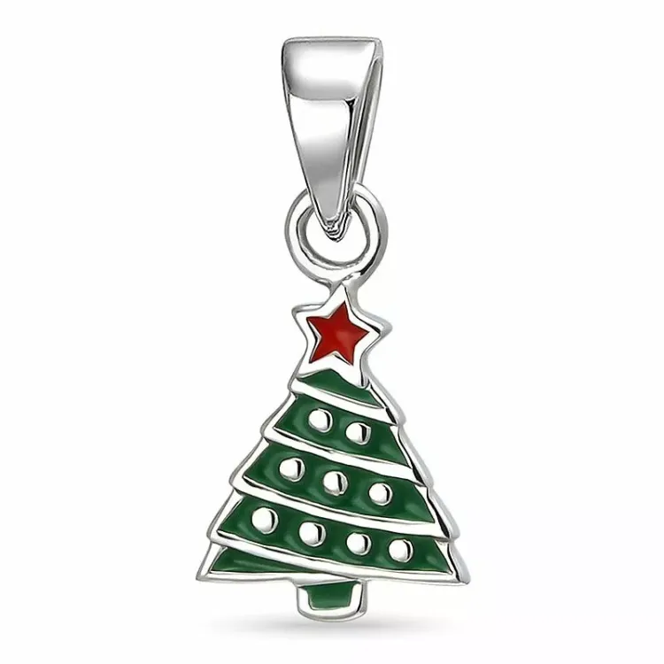 kerstboom hanger in zilver - Little Ones