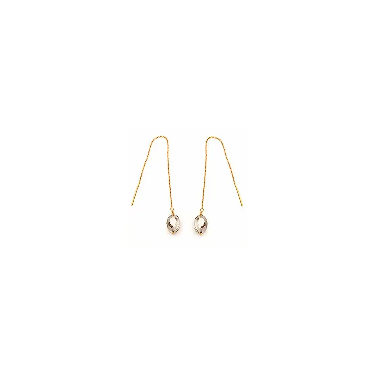 oorhanger in verguld sterlingzilver