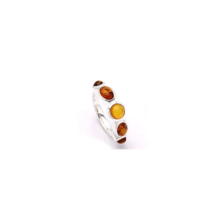 barnsteen ring in zilver