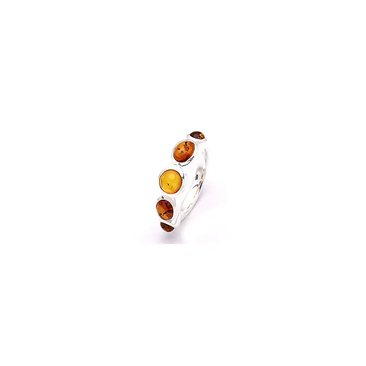 barnsteen ring in zilver