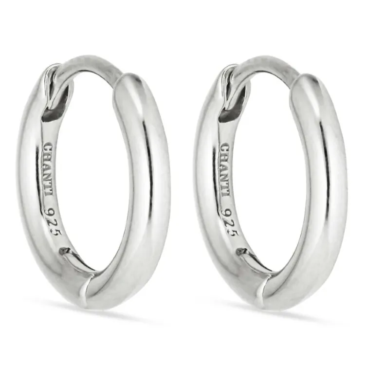 12 mm creool in zilver