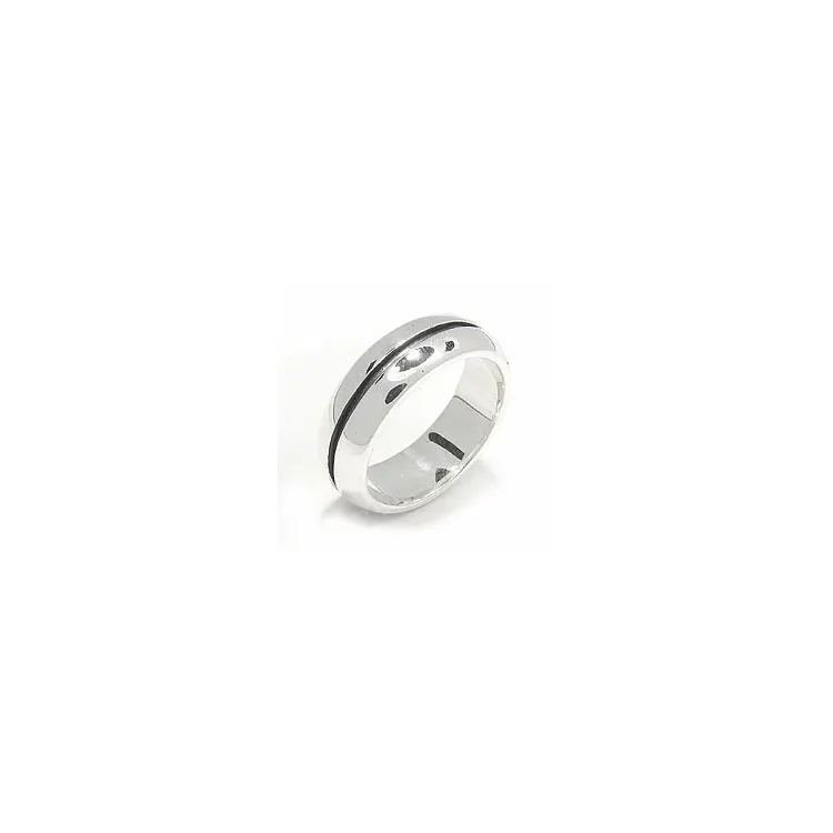Herenring in geoxideerd sterlingzilver