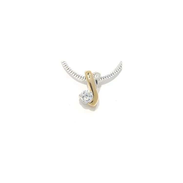 hanger in zilver en verguld sterlingzilver