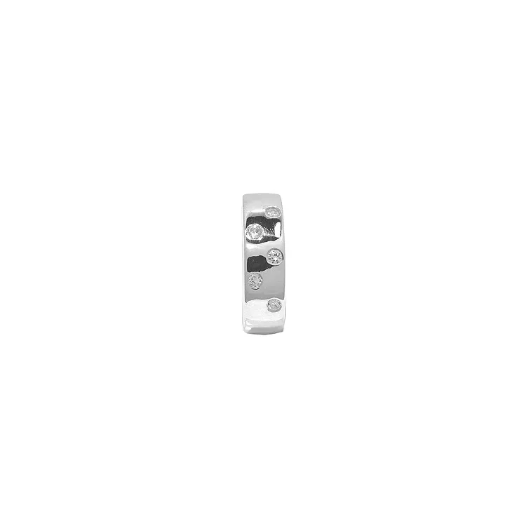 Zirkoon ring in zilver